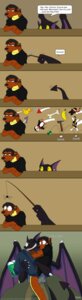 Rating: Safe Score: 0 Tags: 2009 absurd_res anatid anseriform anthro arachnid arachnophobia arthropod avian ball banana beak biceps bird black_body black_hair black_scales bone carrying_another claws comic croc_(crocdragon89) crocdragon89 dialogue digital_media_(artwork) domestic_cat dragon duck duo e621 english_text european_mythology felid feline felis food fruit green_eyes hair hammer hi_res horn humor jason_takayama male mammal muscular mythological_creature mythological_scalie mythology ninja phobia plant poking prank puppet scales scalie scared spider tail text tools tricked upset warrior western_dragon zeke_(crocdragon89) User: bunchy7s