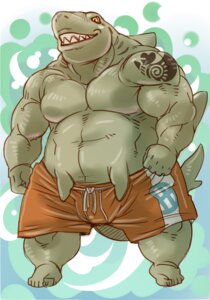 Rating: Safe Score: 0 Tags: 2012 abs abstract_background anthro aquatic barazoku biceps big_muscles bottomwear clothed clothing dandoo digital_media_(artwork) e621 fangs fin fish grey_body grey_scales hi_res male musclegut muscular muscular_anthro muscular_male pecs pose scales shark sharp_teeth short shorts simple_background slightly_chubby smile solo stocky swimwear tattoo teeth topless yellow_eyes User: bunchy7s