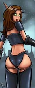 Rating: Questionable Score: 0 Tags: blizzard_entertainment blood_elf butt clothed clothing e621 elf female glowing glowing_eyes hair humanoid looking_at_viewer not_furry ottomarr outside skimpy solo warcraft User: bunchy7s
