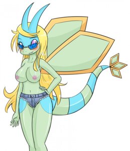 Rating: Questionable Score: 0 Tags: 2012 anthro anthrofied basketgardevoir biped blonde_hair blush bottomwear breasts clothed clothing denim denim_clothing e621 eyewear female flygon generation_3_pokemon hair hi_res horn lenalee lightningkimba long_hair membrane_(anatomy) membranous_wings nintendo nipples non-mammal_breasts non-mammal_nipples pink_eyes pokemon pokemon_(species) pokemorph scalie shiny_pokemon shorts simple_background smile solo standing sunglasses tail topless white_background wings User: bunchy7s