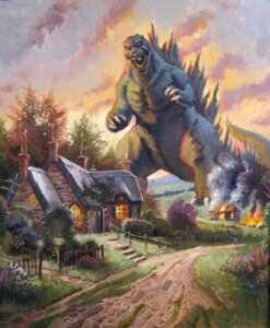 Rating: Safe Score: 0 Tags: ambiguous_gender building burning burning_building claws destruction detailed_background digital_media_(artwork) digital_painting_(artwork) e621 feral fire flower godzilla godzilla_(series) grass house kaiju macro meanwhile_in_japan painting_(artwork) parody plant ron_lemen scenery smoke solo spines tail teeth thomas_kinkade toe_claws toho tree User: bunchy7s