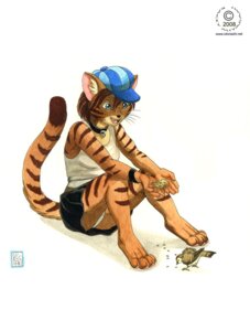 Rating: Safe Score: 0 Tags: 2008 anthro avian beak bird bottomwear clothed clothing domestic_cat duo e621 feeding felid feline felis female furgonomics grain_(food) hat headgear headwear kacey mammal penpen sitting skirt tail tail_through_skirt tomboy User: bunchy7s