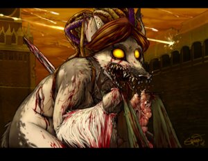 Rating: Explicit Score: 0 Tags: 2008 ambiguous_gender american_opossum anthro blood bloodshot_eyes bodily_fluids detailed_background disembowelment dreadlocks duo e621 entrails glowing glowing_eyes gore grotesque horror_(theme) impalement mammal marsupial melee_weapon misplaced_spigot monster sharp_teeth solo_focus sword teeth undead virginia_opossum weapon yellow_eyes zombie User: bunchy7s