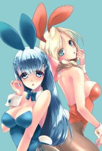 Rating: Safe Score: 0 Tags: animal_humanoid big_breasts blonde_hair blue_clothing blue_ears blue_eyes blue_hair blush bow_(feature) bow_tie breasts bunny_costume clothing costume curious duo e621 female hair humanoid lagomorph lagomorph_humanoid leporid_humanoid looking_at_viewer mammal mammal_humanoid no._108 open_mouth playboy_bunny purple_eyes rabbit_humanoid simple_background User: bunchy7s