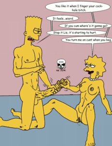 Rating: Explicit Score: 0 Tags: bart_simpson color female human incest lisa_simpson male rule34 straight the_fear the_simpsons yellow_body User: bunchy7s Rating: Explicit Score: 0 Tags: bart_simpson color female human incest lisa_simpson male rule34 straight the_fear the_simpsons yellow_body User: bunchy7s