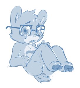 Rating: Questionable Score: 0 Tags: anthro bear bear_nuts blue_and_white blush digital_drawing_(artwork) digital_media_(artwork) e621 eyewear glasses male mammal monochrome nerd_bear seth-iova simple_background solo white_background User: bunchy7s
