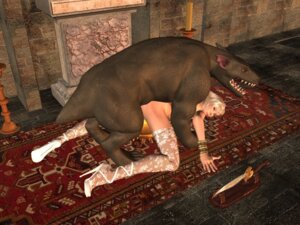 Rating: Explicit Score: 0 Tags: 3d_(artwork) 4:3 all_fours bestiality digital_media_(artwork) doggystyle duo e621 female female_on_feral female_penetrated feral feral_penetrating feral_penetrating_human from_behind_position fullytank human human_on_feral human_penetrated interspecies male male/female male_on_human male_penetrating male_penetrating_female mammal monster penetration penile penile_penetration penis_in_vagina reaching_for_weapon sex vaginal vaginal_penetration User: bunchy7s