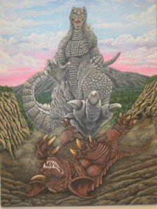 Rating: Safe Score: 0 Tags: 2009 3:4 3_toes 4_toes absurd_res ambiguous_gender baragon brown_body brown_scales claws cloud dirt duo dust e621 empty_eyes fangs feet feral fight godzilla godzilla_(series) grey_body grey_scales hi_res horn kaiju legrandzilla lying macro mountain on_back open_mouth outside plant scales scalie sky spines standing stomping tail teeth toes toho tree white_eyes User: bunchy7s