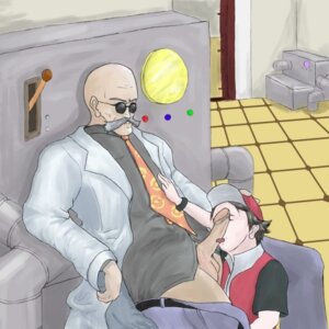 Rating: Explicit Score: 0 Tags: bald blaine_(pokemon) clothes color glasses hat human indoors katsura_(pokemon) licking male male_only multiple_males necktie nintendo penis pokemon red_(pokemon) rule34 tagme yaoi User: bunchy7s