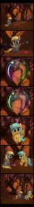 Rating: Safe Score: 0 Tags: absurd_res brown_body brown_feathers bubble bubble_wrap_(mlp) bubbles_(mlp_fanfic) comic cutie_mark derp_eyes derpy_hooves_(mlp) duo e621 equid equine feathered_wings feathers female feral friendship_is_magic grey_body grey_feathers happy hasbro hi_res iridescent iridescent_bubble long_image magic mammal my_little_pony mythological_creature mythological_equine mythology pegasus quadruped raindrops_(mlp) reflection rizcifra soap_bubbles tail tall_image transformation wings User: bunchy7s