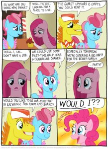 Rating: Safe Score: 0 Tags: 2011 apron blue_eyes bow_(feature) bow_tie clothing comic cupcake cutie_mark e621 ear_piercing earth_pony english_text equid equine female feral food friendship_is_magic green_eyes hair hasbro horse kinkyturtle male mammal mr._cake_(mlp) mrs._cake_(mlp) my_little_pony orange_hair piercing pink_hair pinkamena_(mlp) pinkie_pie_(mlp) pony tail text User: bunchy7s Rating: Safe Score: 0 Tags: 2011 apron blue_eyes bow_(feature) bow_tie clothing comic cupcake cutie_mark e621 ear_piercing earth_pony english_text equid equine female feral food friendship_is_magic green_eyes hair hasbro horse kinkyturtle male mammal mr._cake_(mlp) mrs._cake_(mlp) my_little_pony orange_hair piercing pink_hair pinkamena_(mlp) pinkie_pie_(mlp) pony tail text User: bunchy7s
