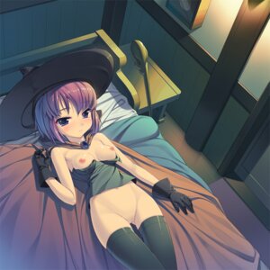 Rating: Questionable Score: 0 Tags: bedroom blue_eyes bottomless breasts censored clothing dragon_quest dragon_quest_iii female gloves hat lying mage_(dq3) mosaic_censoring munashi_mujou nipples no_bra no_panties pink_hair pussy rule34 shirt shirt_pull short_hair small_breasts solo stockings thighhighs witch_hat User: bunchy7s