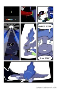 Rating: Questionable Score: 0 Tags: 2014 arthropod black_body black_fur black_hair blood blue_body blue_eyes blue_fur blue_hair bodily_fluids changeling_(mlp) changeling_goo colored_blood comic crown crying death donzatch dropping e621 english_text equid equine feathered_wings feathers female feral friendship_is_magic fur grimdark hair hasbro headgear hi_res horn king_sombra_(mlp) male mammal my_little_pony mythological_creature mythological_equine mythology princess_luna_(mlp) rainbow_blood sad stab tears text unicorn unusual_blood unusual_bodily_fluids url winged_unicorn wings User: bunchy7s