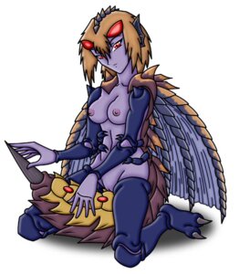 Rating: Explicit Score: 0 Tags: alternate_species animal_humanoid arthropod arthropod_abdomen arthropod_humanoid blonde_hair breasts claws e621 female genitals hair humanoid humanoidized insect insect_humanoid kaiju kneeling looking_at_viewer megaguirus meganulon membrane_(anatomy) membranous_wings nipples non-mammal_breasts non-mammal_nipples pose purple_nipples red_eyes solo son_goharotto spikes stinger toho vulva wings User: bunchy7s