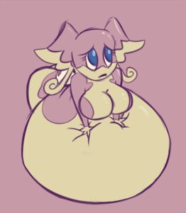 Rating: Questionable Score: 0 Tags: 2011 anthro audino belly belly_expansion belly_inflation big_belly big_breasts bloated blue_eyes breasts e621 expansion female generation_5_pokemon huge_belly hyper hyper_belly inflation lowkey nintendo pink_background pokemon pokemon_(species) pokemorph resting_on_belly sad simple_background solo User: bunchy7s