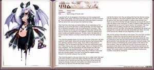 Rating: Questionable Score: 0 Tags: alternative_fashion demon e621 english_text female goth hard_translated horn humanoid kenkou_cross lilim membrane_(anatomy) membranous_wings monster_girl_(genre) monster_girl_profile not_furry simple_background solo text third-party_edit translated translation_edit white_background wings User: bunchy7s