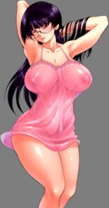Rating: Explicit Score: 0 Tags: ando_hiroyuki armpits arms_up blush breasts character_request cleavage collarbone copyright_request curvy erect_nipples female glasses hips huge_breasts light_skin long_hair looking_at_viewer naughty_face nightgown nipples nipples_visible_through_clothing purple_hair red_eyes rule34 see-through solo transparent_background wide_hips User: bunchy7s