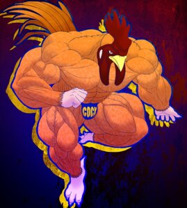 Rating: Questionable Score: 0 Tags: abs anthro athletic avian avian_caruncle beak biceps big_muscles biped bird bulge chicken clothed clothing comb_(anatomy) dewlap_(anatomy) e621 feathers feet galliform head_crest huge_muscles humor hyper hyper_muscles male muscular muscular_anthro muscular_male pecs phasianid pose pun ripped-saurian solo speedo standing swimwear talons thong toes topless underwear wattle User: bunchy7s