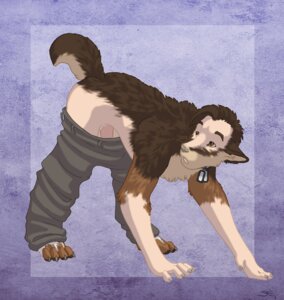 Rating: Explicit Score: 0 Tags: 2013 4_toes abstract_background anthro bottomwear brown_eyes brown_hair canid canine canis clothing collar e621 feet genitals growth hair male mammal mojak_(noran) pants penis sabretoothed_ermine simple_background snout snout_growth solo tail tail_growth toes transformation wolf User: bunchy7s