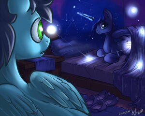 Rating: Safe Score: 0 Tags: 2012 5:4 atryl bed bedding blanket blue_body blue_eyes blue_fur blue_hair clothing digital_media_(artwork) duo e621 edef equid equine eye_contact feathered_wings feathers female feral footwear friendship_is_magic fur furniture glowing green_eyes hair hasbro hi_res horn inside inviting long_hair looking_at_another lying male mammal my_little_pony mythological_creature mythological_equine mythology on_bed on_front open_mouth pegasus pillow princess_luna_(mlp) shoes signature slippers smile soarin_(mlp) spread_wings third-party_edit winged_unicorn wings wonderbolts_(mlp) User: bunchy7s