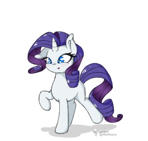 Rating: Safe Score: 0 Tags: 2014 altohearts blue_eyes blush e621 equid equine female feral friendship_is_magic fur hair hasbro hi_res horn mammal my_little_pony mythological_creature mythological_equine mythology purple_hair rarity_(mlp) simple_background solo unicorn white_background white_body white_fur User: bunchy7s