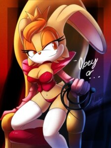 Rating: Questionable Score: 0 Tags: anthro brown_body brown_eyes brown_hair chair clothing crown e621 female furniture gloves hair handwear headgear lagomorph legwear leporid mammal mature_anthro mature_female nancher navel panties rabbit sega solo sonic_the_hedgehog_(series) stockings underwear vanilla_the_rabbit whip User: bunchy7s