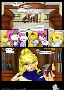 Rating: Safe Score: 0 Tags: alcohol anthro bandai_namco beverage black_sclera blonde_hair blue_eyes breasts bucky_o'hare_(series) canid canine canis chest_tuft comic crossover dialogue digimon digimon_(species) e621 english_text female food fur green_eyes greeting group hair hi_res human jenny_(bucky_o'hare) legend_of_jenny_and_renamon mammal metroid nintendo renamon samus_aran tail text tuft white_body white_fur wine wolf yawg yellow_body yellow_fur User: bunchy7s