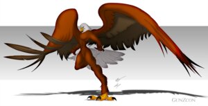 Rating: Safe Score: 0 Tags: accipitrid accipitriform amber_eyes anthro avian bald_eagle beak bird brown_body brown_feathers claws e621 eagle feathered_wings feathers gunzcon male nude sea_eagle solo white_body white_feathers wings User: bunchy7s