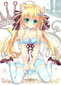 Rating: Safe Score: 0 Tags: 2013 accessory ameto_yuki animal_humanoid arms_together bent_legs blonde_hair blush bow_(feature) bow_accessory bow_ribbon breasts card cat_humanoid cat_tail choker cleavage clothed clothing clubs_(suit) crown diamonds_(suit) dress e621 extended_arms felid felid_humanoid feline feline_humanoid female green_eyes hair hair_accessory hair_bow hair_ribbon headgear hi_res humanoid jewelry legwear long_hair looking_at_viewer mammal mammal_humanoid necklace pattern_clothing pattern_legwear playing_card ribbons sitting small_mouth solo spades_(suit) striped_clothing striped_legwear stripes suit_symbol tail thigh_highs wariza User: bunchy7s