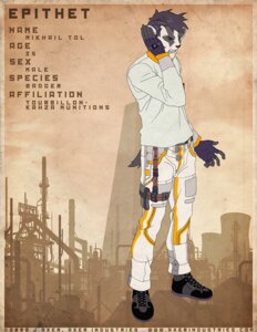 Rating: Safe Score: 0 Tags: 2008 anthro badger black_hair clothing e621 english_text epithet eyes_closed fingerless_gloves fur gloves grimace hair handwear j_axer male mammal mustelid musteline short_hair solo text white_body white_fur User: bunchy7s