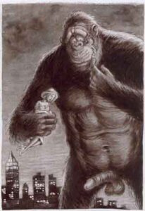 Rating: Explicit Score: 0 Tags: 1girls animal_genitalia artist_request female king_kong king_kong_(series) lowres male penis rule34 smaller_female tagme User: bunchy7s