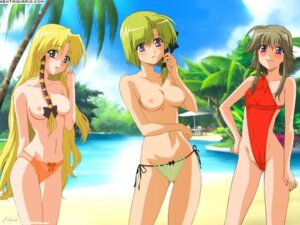 Rating: Explicit Score: 0 Tags: 3girls beach bikini bikini_bottom breasts colored female female_only kareha looking_at_viewer mayumi_thyme multiple_females multiple_girls one-piece_swimsuit outside palm_tree public_topless rule34 shigure_asa shuffle! swimsuit topless topless_female uncensored_breasts User: bunchy7s