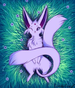 Rating: Safe Score: 0 Tags: 2012 bodily_fluids candyfoxy crying digital_media_(artwork) e621 eeveelution espeon featureless_crotch female feral forked_tail generation_2_pokemon grass hi_res lying nintendo one_eye_closed outside plant pokemon pokemon_(species) restricted_palette sad shaded solo tail tears unusual_anatomy unusual_tail User: bunchy7s