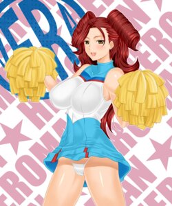 Rating: Explicit Score: 0 Tags: blush breasts brown_eyes cheerleader cleavage female heroman large_breasts panties pom_poms red_hair rule34 smile tonbidou underwear vera_collins User: bunchy7s