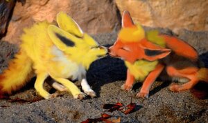 Rating: Safe Score: 0 Tags: aliceindistortion ambiguous_gender canid canine duo e621 eeveelution eyes_closed feral flareon generation_1_pokemon grandfathered_content jolteon kissing low_res mammal nintendo paws photo_manipulation photomorph pokemon pokemon_(species) sand shadow tail third-party_edit User: bunchy7s