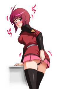 Rating: Explicit Score: 0 Tags: ahoge akiyama_kenta belt black_legwear black_panties black_thighhighs blush clenched_teeth clothed_masturbation clothing covering covering_ass discreet_vibrator female from_behind fully_clothed gundam gundam_seed gundam_seed_destiny jacket looking_back lunamaria_hawke masturbation military military_uniform miniskirt panties pantyshot pantyshot_(standing) pink_hair purple_eyes pussy pussy_juice rule34 short_hair skirt skirt_tug solo standing stockings thighhighs underwear uniform vibrator vibrator_under_panties zettai_ryouiki User: bunchy7s