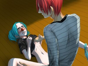 Rating: Explicit Score: 0 Tags: buggy_the_clown clown erichika female genderswap genderswap_(mtf) horu_horu_no_mi male one_piece panties panties_around_leg panties_around_one_leg rule34 rule_63 sex shanks straight_hair underwear User: bunchy7s