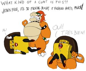 Rating: Explicit Score: 0 Tags: 2013 anal anal_penetration anthro balls barefoot bodily_fluids bowser bowser's_inside_story brock_(species) broque_madame brown_hair claws collar cum cum_in_ass cum_in_vagina cum_inside cumshot dialogue drooling duo e621 ejaculation english_text erection feet female female_on_top female_penetrated french_text fucked_silly genital_fluids genitals hair hindpaw horn humor interspecies koopa lips lipstick lizard long_hair lying makeup male male/female male_on_bottom male_penetrating male_penetrating_female mario_and_luigi_(series) mario_bros masochism muscular nintendo nude on_bottom on_side on_top open_mouth orgasm pain paws penetration penile penile_penetration penis penis_in_vagina red_hair reptile reverse_cowgirl_position saliva scalie sex sharp_teeth shell short_hair simple_background smile spikes spread_legs spreading sweat teeth text timoteihiv toe_claws tongue tongue_out translated vaginal vaginal_penetration what white_background User: bunchy7s