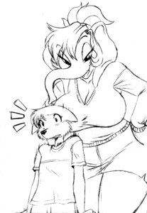 Rating: Safe Score: 0 Tags: anthro big_breasts black_and_white breasts canid canine chochi clothed clothing duo e621 elephant elephantid female fox husband_and_wife lovely_pets male mammal married_couple mike_blade monochrome proboscidean proboscis_(anatomy) traditional_media_(artwork) trunk_(anatomy) User: bunchy7s