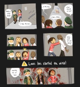 Rating: Questionable Score: 0 Tags: :3 :i accessory bald bill_(left_4_dead) blood bodily_fluids boots bottomwear brown_body brown_hair brown_skin clothing comic d: dark_body dark_skin denim denim_bottomwear denim_clothing e621 female footwear francis_(left_4_dead) green_flu_mutant_(left_4_dead) group gun hair hat headgear headwear human humanoid idea jeans justduet left_4_dead_(series) light_body light_skin louis_(left_4_dead) male mammal military_uniform monster monstrous_humanoid necktie not_furry pants ranged_weapon shadow shoes submachine_gun topwear undead uniform valve valve_corporation vest weapon witch_(left_4_dead) zoey_(left_4_dead) zombie User: bunchy7s
