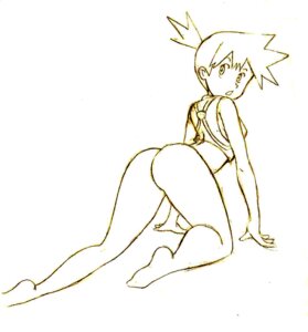 Rating: Explicit Score: 0 Tags: all_fours ass barefoot bottomless female female_only human human_only kasumi_(pokemon) monochrome nintendo pokemon rule34 skullio solo tagme User: bunchy7s