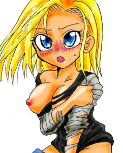 Rating: Explicit Score: 0 Tags: android_18 blonde_hair blue_eyes blush breasts dragon_ball dragon_ball_z female huge_eyes nipples rule34 straight_hair torn_clothes User: bunchy7s Rating: Explicit Score: 0 Tags: android_18 blonde_hair blue_eyes blush breasts dragon_ball dragon_ball_z female huge_eyes nipples rule34 straight_hair torn_clothes User: bunchy7s