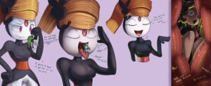 Rating: Questionable Score: 0 Tags: ahegao blonde_hair breasts clothed clothing comic digital_media_(artwork) duo e621 english_text extreme_size_difference female female_pred generation_5_pokemon glistening green_hair hair hi_res humanoid larger_female legendary_pokemon long_hair looking_pleasured meloetta meloetta_(aria_form) meloetta_(pirouette_form) nintendo open_mouth oral_vore orange_hair pokemon pokemon_(species) short_hair size_difference smaller_female soft_vore text theboogie tongue uvula vore User: bunchy7s