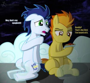 Rating: Safe Score: 0 Tags: 2014 blue_hair cloud cutie_mark dialogue duo e621 eating english_text equid equine female feral food friendship_is_magic fur green_eyes hair hasbro hi_res horse male mammal my_little_pony open_mouth orange_eyes orange_hair pasta pony shaded sitting soarin_(mlp) spaghetti spitfire_(mlp) text tongue unknown_artist watermark white_body white_fur wonderbolts_(mlp) yellow_body yellow_fur User: bunchy7s Rating: Safe Score: 0 Tags: 2014 blue_hair cloud cutie_mark dialogue duo e621 eating english_text equid equine female feral food friendship_is_magic fur green_eyes hair hasbro hi_res horse male mammal my_little_pony open_mouth orange_eyes orange_hair pasta pony shaded sitting soarin_(mlp) spaghetti spitfire_(mlp) text tongue unknown_artist watermark white_body white_fur wonderbolts_(mlp) yellow_body yellow_fur User: bunchy7s