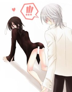 Rating: Explicit Score: 0 Tags: ! 2boys bent_over blush bottomless censored heart kiryuu_zero kuran_kaname looking_back male multiple_boys multiple_males rule34 sagakure silver_hair sweatdrop trap vampire_knight yaoi zero_kiryu User: bunchy7s Rating: Explicit Score: 0 Tags: ! 2boys bent_over blush bottomless censored heart kiryuu_zero kuran_kaname looking_back male multiple_boys multiple_males rule34 sagakure silver_hair sweatdrop trap vampire_knight yaoi zero_kiryu User: bunchy7s