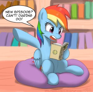 Rating: Safe Score: 0 Tags: 2012 bean_bag blue_body blue_feathers blue_fur book cutie_mark daring_do_(mlp) dialogue e621 english_text equid equine feathered_wings feathers female feral friendship_is_magic fur hair hasbro john_joseco library mammal multicolored_hair my_little_pony mythological_creature mythological_equine mythology pegasus rainbow_dash_(mlp) rainbow_hair solo text url wings User: bunchy7s