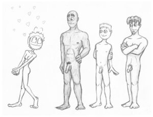 Rating: Explicit Score: 0 Tags: 1girls 3boys bald_male beard dark-skinned_male dark_skin female flaccid goatee hearts_around_head leftover_soup light-skinned_female light-skinned_male light_skin male maxine_hellenberger nude pencil_(artwork) penis penis_size_difference rule34 short_hair short_hair_female simon_wessel small_breasts smile tailsteak trent_howard wallace_white webcomic User: bunchy7s