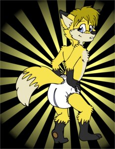 Rating: Safe Score: 0 Tags: ageplay anthro blue_eyes butt canid canine child clean_diaper clothed clothing diaper diaper_only dipstick_tail e621 familliar fox fur infantilism looking_at_viewer male mammal markings roleplay smile solo tail tail_markings topless wearing_diaper yellow_body yellow_fur young young_anthro User: bunchy7s