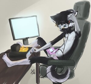 Rating: Safe Score: 0 Tags: 2000s_theme 2011 akita anthro aogami barefoot biped canid canine canis chair clothing derek_(kitaness) domestic_dog e621 electronics eyewear feet furniture game_console glasses headphones legs_up male mammal monitor nintendo nintendo_ds nintendo_ds_family panties seat signature sitting solo spitz table tail thin_calves thin_legs thin_thighs underwear vacuum_tube User: bunchy7s