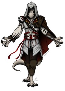 Rating: Safe Score: 0 Tags: 2010 anthro assassin assassin's_creed baryonyx baryonyx_walkeri blade blue_sky_studios claws cloak clothing dinosaur e621 ezio_auditore ice_age_(series) looking_at_viewer male prehistoric_species reptile rudy_(ice_age) saurischian scalie simple_background solo spinosaurid stitchfan tail theropod ubisoft white_background User: bunchy7s